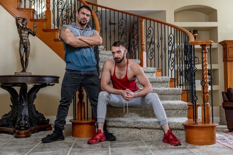 Latin Muscle Dude Fucks On Stairs