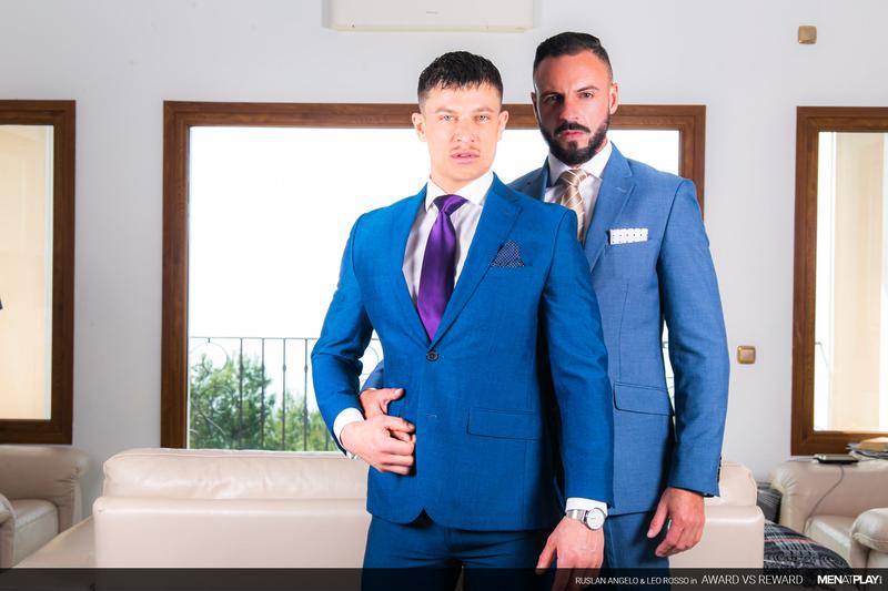 Men Play sexy young suited stud Ruslan Angelo hot bubble butt raw fucked muscled dude Leo Rosso huge cock 10 image gay porn - Ruslan Angelo, Leo Rosso
