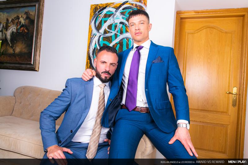 Men Play sexy young suited stud Ruslan Angelo hot bubble butt raw fucked muscled dude Leo Rosso huge cock 13 image gay porn - Ruslan Angelo, Leo Rosso