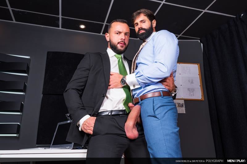Men at Play hot Portuguese muscle dude Sir Peter huge raw dick bare fucking bearded muscled hunk Dani Robles 8 image gay porn - Sir Peter, Dani Robles