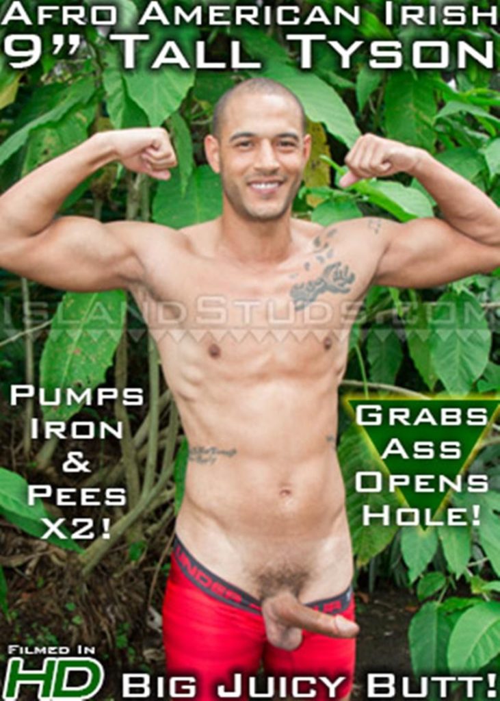 Ex army African American Island Studs Tyson stripped naked stroking out a huge cum load 21 image gay porn 731x1024 - Island Studs Tyson