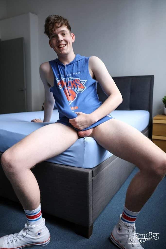 Liam Taylor Sexy 19 year old Australian twink wanking big uncut cock in just jockstrap white socks 27 porno gay pics 683x1024 - Liam Taylor